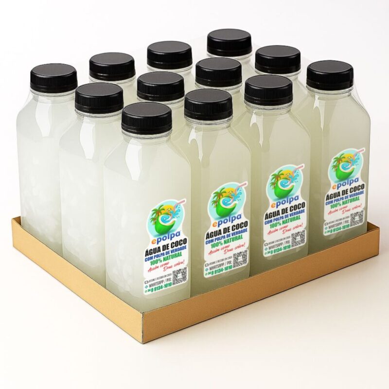 Fardo de Água de Coco com Polpa - 12x1 litro