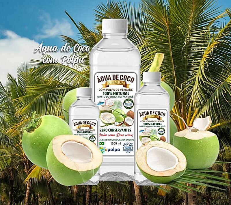 Água de Coco com Polpa de Verdade 100% Natural